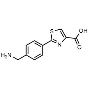 2-(4-(Aminomethyl)phenyl)thiazole-4-carboxylic acid|CS-1139325