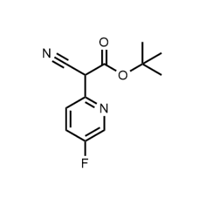 Tert-butyl 2-cyano-2-(5-fluoropyridin-2-yl)acetate|CS-1139367