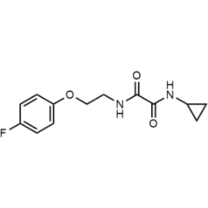 N1-Cyclopropyl-N2-(2-(4-fluorophenoxy)ethyl)oxalamide|CS-1139388