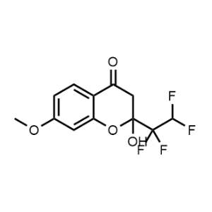 2-Hydroxy-7-methoxy-2-(1,1,2,2-tetrafluoroethyl)chroman-4-one|CS-1139548