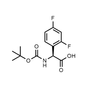 (S)-2-((Tert-butoxycarbonyl)amino)-2-(2,4-difluorophenyl)acetic acid|CS-1139598