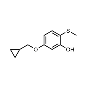 5-(Cyclopropylmethoxy)-2-(methylthio)phenol|CS-1139650