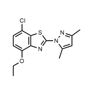 7-Chloro-2-(3,5-dimethyl-1H-pyrazol-1-yl)-4-ethoxybenzo[d]thiazole|CS-1139709