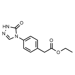 Ethyl 2-(4-(5-oxo-1,5-dihydro-4H-1,2,4-triazol-4-yl)phenyl)acetate|CS-1139768
