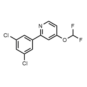 2-(3,5-Dichlorophenyl)-4-(difluoromethoxy)pyridine|CS-1139851