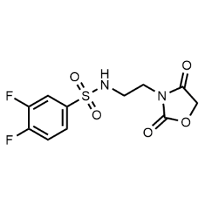 N-(2-(2,4-Dioxooxazolidin-3-yl)ethyl)-3,4-difluorobenzenesulfonamide|CS-1139916