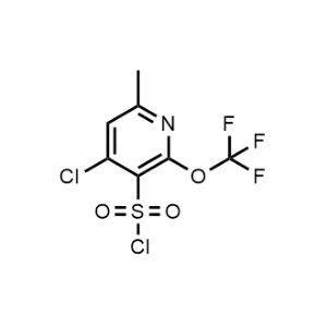 4-Chloro-6-methyl-2-(trifluoromethoxy)pyridine-3-sulfonyl chloride|CS-1139931