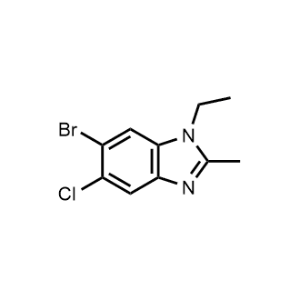 6-Bromo-5-chloro-1-ethyl-2-methyl-1H-benzo[d]imidazole|CS-1139975