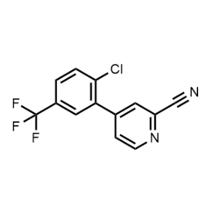 4-(2-Chloro-5-(trifluoromethyl)phenyl)picolinonitrile|CS-1140091