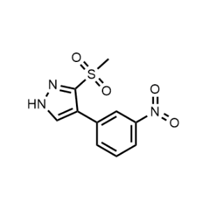3-(Methylsulfonyl)-4-(3-nitrophenyl)-1H-pyrazole|CS-1140323