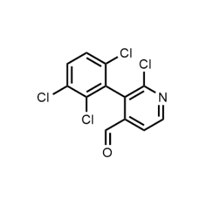 2-Chloro-3-(2,3,6-trichlorophenyl)isonicotinaldehyde|CS-1140332