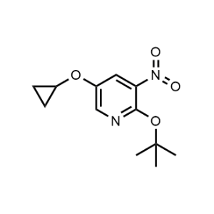 2-(Tert-butoxy)-5-cyclopropoxy-3-nitropyridine|CS-1140339