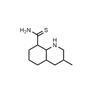 3-Methyldecahydroquinoline-8-carbothioamide|CS-1140463