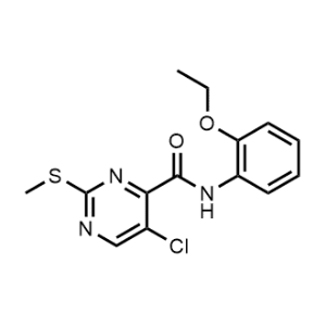 5-Chloro-N-(2-ethoxyphenyl)-2-(methylthio)pyrimidine-4-carboxamide|CS-1140559
