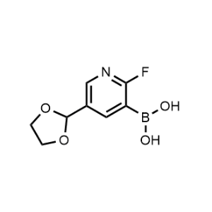 (5-(1,3-Dioxolan-2-yl)-2-fluoropyridin-3-yl)boronic acid|CS-1140650