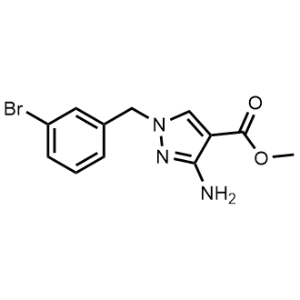 Methyl 3-amino-1-(3-bromobenzyl)-1H-pyrazole-4-carboxylate|CS-1140663