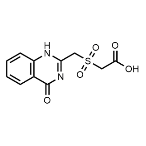 2-(((4-Oxo-1,4-dihydroquinazolin-2-yl)methyl)sulfonyl)acetic acid|CS-1140689