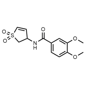 N-(1,1-Dioxido-2,3-dihydrothiophen-3-yl)-3,4-dimethoxybenzamide|CS-1140692