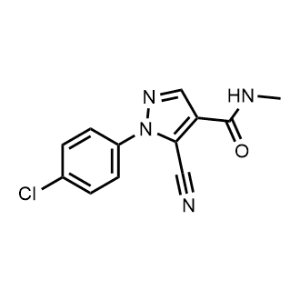 1-(4-Chlorophenyl)-5-cyano-N-methyl-1H-pyrazole-4-carboxamide|CS-1140735