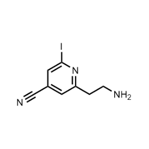 2-(2-Aminoethyl)-6-iodoisonicotinonitrile|CS-1140818