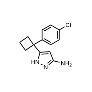 5-(1-(4-Chlorophenyl)cyclobutyl)-1H-pyrazol-3-amine|CS-1140854