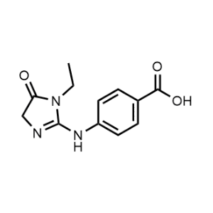 4-((1-Ethyl-5-oxo-4,5-dihydro-1H-imidazol-2-yl)amino)benzoic acid|CS-1140956