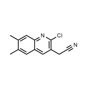 2-(2-Chloro-6,7-dimethylquinolin-3-yl)acetonitrile|CS-1140966