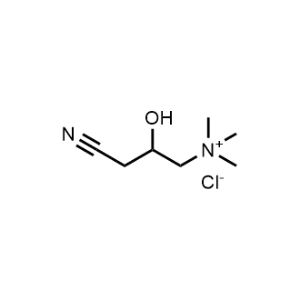 3-Cyano-2-hydroxy-N,N,N-trimethylpropan-1-aminium chloride|CS-1140972