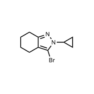 3-Bromo-2-cyclopropyl-4,5,6,7-tetrahydro-2H-indazole|CS-1141029