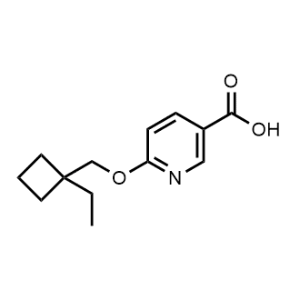 6-((1-Ethylcyclobutyl)methoxy)nicotinic acid|CS-1141179