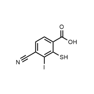 4-Cyano-3-iodo-2-mercaptobenzoic acid|CS-1141387