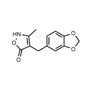 4-(Benzo[d][1,3]dioxol-5-ylmethyl)-3-methylisoxazol-5(2H)-one|CS-1141561