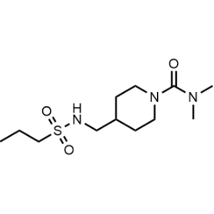 N,N-Dimethyl-4-(propylsulfonamidomethyl)piperidine-1-carboxamide|CS-1141660