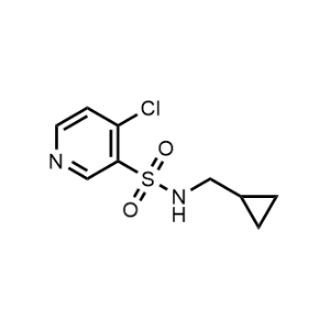 4-Chloro-N-(cyclopropylmethyl)pyridine-3-sulfonamide|CS-1141673