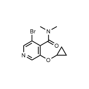 3-Bromo-5-cyclopropoxy-N,N-dimethylisonicotinamide|CS-1141680