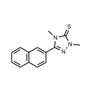 2,4-Dimethyl-5-(naphthalen-2-yl)-2,4-dihydro-3H-1,2,4-triazole-3-thione|CS-1141716
