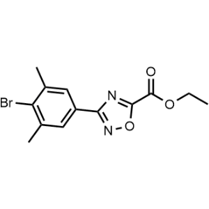 Ethyl 3-(4-bromo-3,5-dimethylphenyl)-1,2,4-oxadiazole-5-carboxylate|CS-1141871