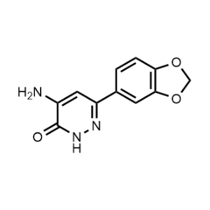 4-Amino-6-(benzo[d][1,3]dioxol-5-yl)pyridazin-3(2H)-one|CS-1141875