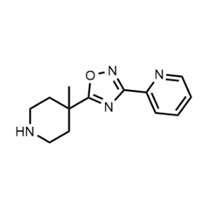 5-(4-Methylpiperidin-4-yl)-3-(pyridin-2-yl)-1,2,4-oxadiazole|CS-1141941