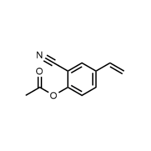 2-Cyano-4-vinylphenyl acetate|CS-1142128
