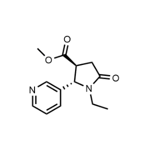 Methyl (2S,3S)-1-ethyl-5-oxo-2-(pyridin-3-yl)pyrrolidine-3-carboxylate|CS-1142277