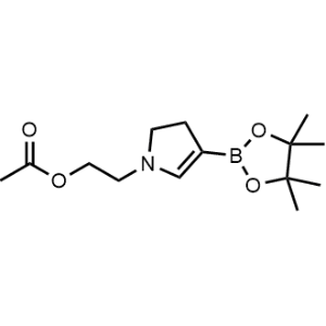 2-(4-(4,4,5,5-Tetramethyl-1,3,2-dioxaborolan-2-yl)-2,3-dihydro-1H-pyrrol-1-yl)ethyl acetate|CS-1142342