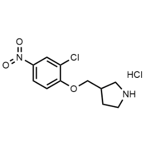 3-((2-Chloro-4-nitrophenoxy)methyl)pyrrolidine hydrochloride|CS-1142663