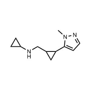 N-((2-(1-Methyl-1H-pyrazol-5-yl)cyclopropyl)methyl)cyclopropanamine|CS-1142706