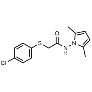 2-((4-Chlorophenyl)thio)-N-(2,5-dimethyl-1H-pyrrol-1-yl)acetamide|CS-1142755