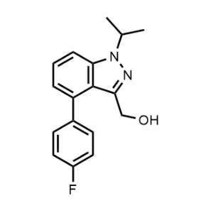 (4-(4-Fluorophenyl)-1-isopropyl-1H-indazol-3-yl)methanol|CS-1142807