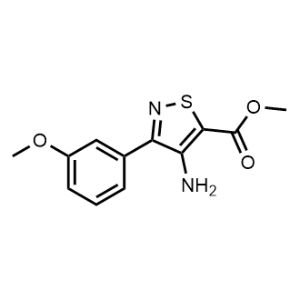 Methyl 4-amino-3-(3-methoxyphenyl)isothiazole-5-carboxylate|CS-1142810