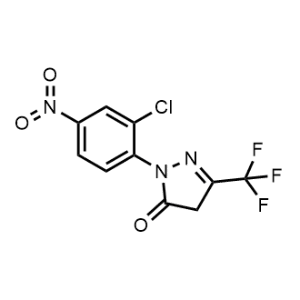 2-(2-Chloro-4-nitrophenyl)-5-(trifluoromethyl)-2,4-dihydro-3H-pyrazol-3-one|CS-1142885