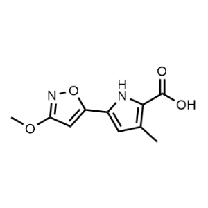 5-(3-Methoxyisoxazol-5-yl)-3-methyl-1H-pyrrole-2-carboxylic acid|CS-1142888