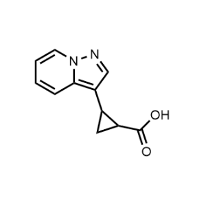 2-(Pyrazolo[1,5-a]pyridin-3-yl)cyclopropane-1-carboxylic acid|CS-1142896
